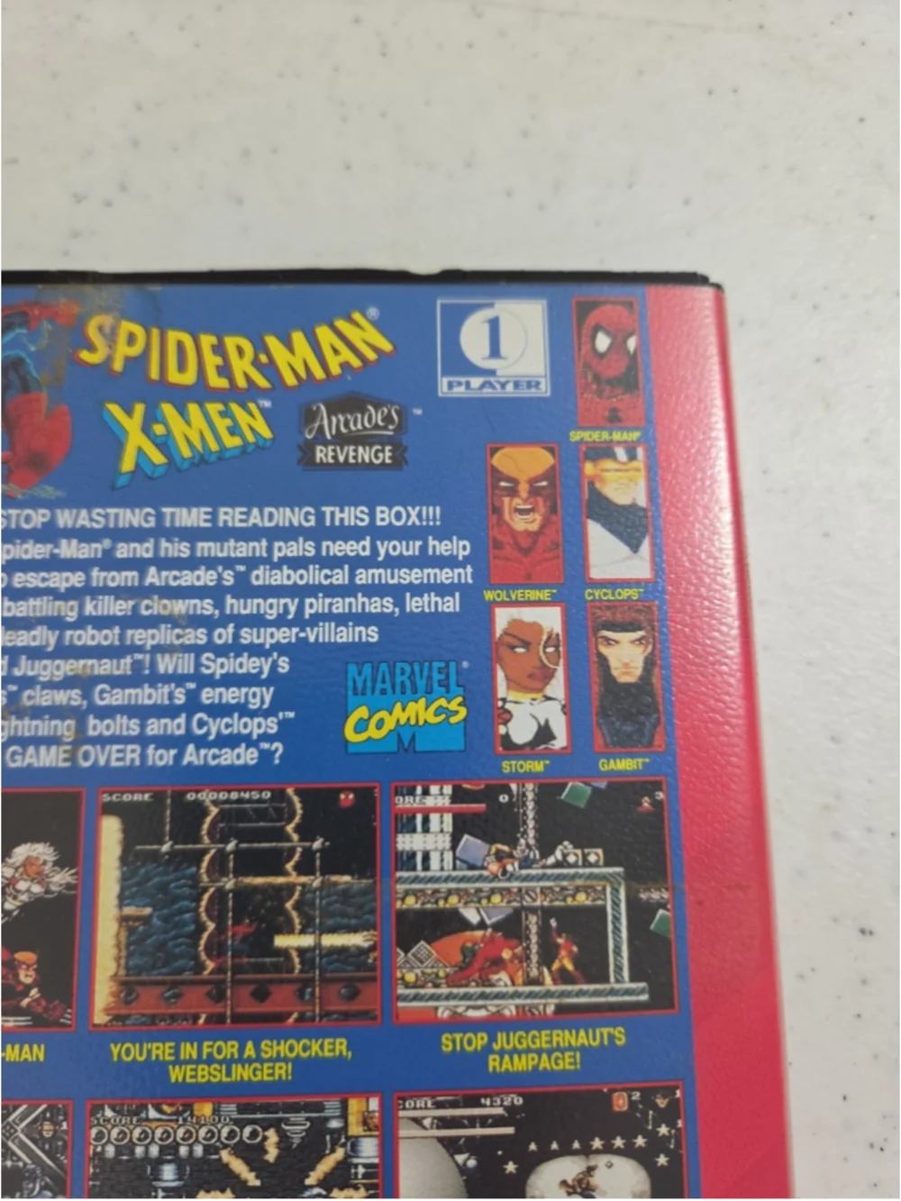 🛑 Spider-Man/X-Men: Arcade's Revenge (Sega Genesis, 1993) Pre-owned, Tested
